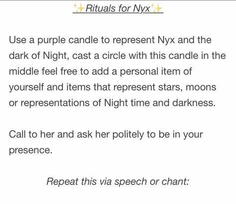 Nyx Goddess Correspondences, Working With Nyx Goddess, Nyx Goddess Witchcraft, Nyx Altar Ideas, Nyx Goddess Altar, Nyx Witchcraft, Nyx Altar, Nyx Goddess Of Night Symbols, Nyx Deity