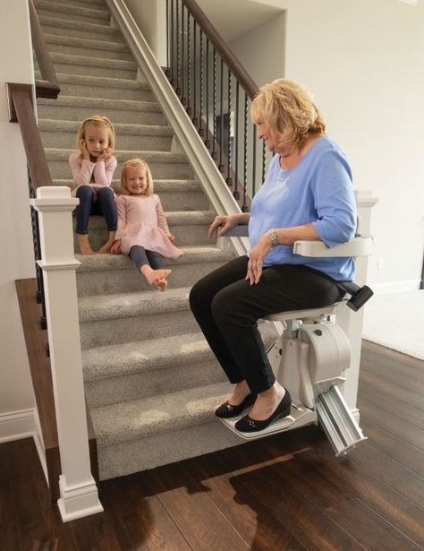 Elderly Home Care, Straight Stairs, Accessible Kitchen, Home Lift, Types Of Stairs, Stair Lifts, Patient Lifts, Modern Home Designs, Stair Lift