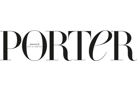 Porter Magazine Logo, Magazine Design Cover, Porter Magazine, Type Inspiration, Luxury Logo, Logo Mark, Typography Inspiration, Fashion Logo, 로고 디자인