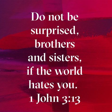 Worldly Disapproval: 1 John 3:13 Embracing Opposition 🌎

1 John 3:13 reminds believers not to be surprised by worldly hatred. Explore the reality of opposition and the strength found in embracing one's faith amidst disapproval. 🛡️💔 #1John313 #EmbraceOpposition #FaithResilience John 3 16 Verse, Daily Bible Reading, Bible History, John 3, John 3:16, Bible Study Verses, 1 John, Favorite Bible Verses, Read Bible