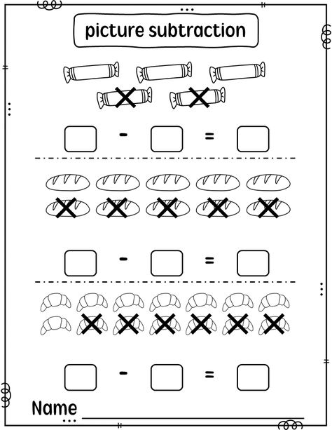 This worksheet has subtraction with objects problems.  Use this Subtraction worksheet for math centers, independent practice,  homework, or small group study to help students with basic Subtraction facts.  And perfect for whole-class activities, math stations, fast finisher activities,  and review.  These worksheets include:  5 pages to practice subtraction with objects pictures. Basic Subtraction, Fast Finisher Activities, Subtraction Facts, Subtraction Worksheets, Group Study, 1st Grade Worksheets, Number Worksheets, Math Stations, World Problems