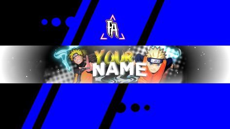 Banner template Naruto Anime Banner For Youtube, Anime Youtube Banner, Naruto Banner, Anime Banner, Best Banner Design, Youtube Banner Backgrounds, Best Banner, Anime Head, Love Anniversary Quotes