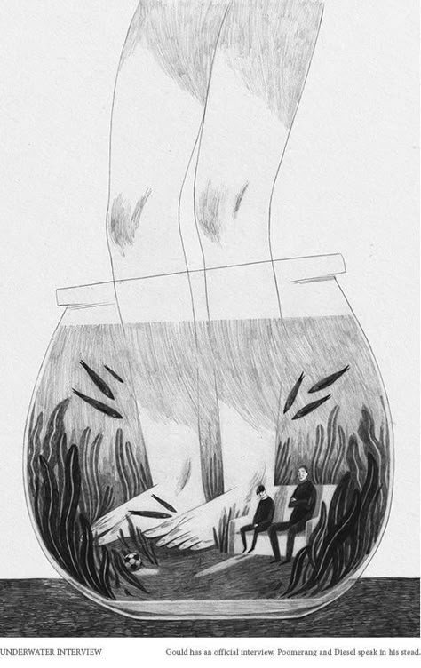 Illustrator and Storyteller Interview #18 Anja Suanj. Illustration art black and white drawing sketch. Poster Grafico, Max Ernst, Rene Magritte, Arte Inspo, Art Et Illustration, Black And White Drawing, Black And White Illustration, Art And Illustration, Fish Bowl