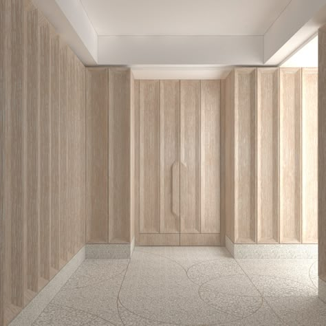 Carnegie Hill Apartment Millwork Details, Terrazzo Floors, Apartment Projects, Terrazzo Flooring, Wall Cladding, Park Avenue, Residential Interior, Wall Deco, Wall Treatments