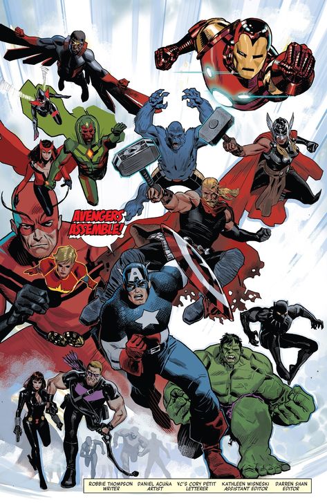 Uncanny Avengers vol 3 #28 | Art by Daniel Acuña Uncanny Avengers, Avengers Earth's Mightiest Heroes, Thor Comic, Avengers Pictures, Avengers Imagines, Avengers Comics, Avengers Wallpaper, Marvel Comic Universe, Marvel Comic Character