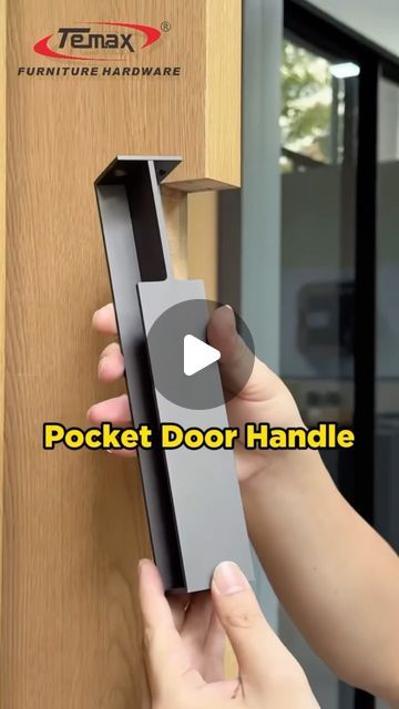 Aaron Temax hardware on Instagram: "Pocket sliding Door Handle ✨

Upgrade your doors with our sleek embedded design handle, seamlessly integrating into the door leaf.
✔️ Three-way opening options: inward, outward, and side.
✔️ Perfect for pocket doors, linkage doors, and sliding doors.

Discover the ideal handle solution for a modern, space-saving look!

#PocketDoor #DoorHandle #EmbeddedDesign #SlidingDoor #LinkageDoor #InteriorHardware #ModernHome #SpaceSaver #HomeHardware #doorhandles" Sliding Door Handles Modern, Pocket Door Handle, Sliding Door Handle Design, Pocket Doors Ideas, Slide Door Handle, Pocket Door Ideas, Hidden Door Handle, Door Handle Ideas, Sliding Door Furniture