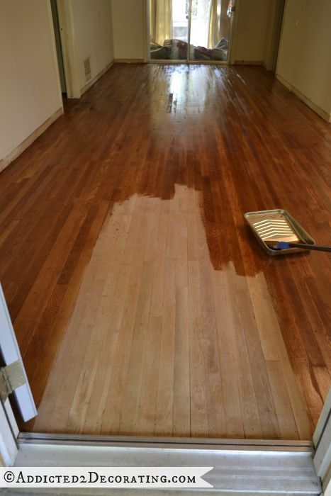 My DIY Refinished Hardwood Floors Are Finished! Cheap Wood Flooring, Diy Hardwood Floors, Modern Wood Floors, Refinished Hardwood Floors, Bamboo Wood Flooring, Refinish Wood Floors, Pine Wood Flooring, Diy Wood Floors, Types Of Wood Flooring