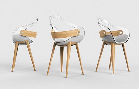 Swan Chair, Armchair With Ottoman, Interior Design Plan, Interior Design Sketches, Ugly Duckling, Alphabet Design, Yanko Design, Creative Thinking, Design Planning