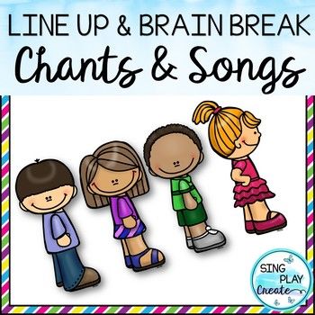 Classroom Transitions, Classroom Chants, Line Up Songs, Line Up Chants, Transition Songs, Kindergarten Songs, Classroom Songs, Fun Brain, Classroom Routines