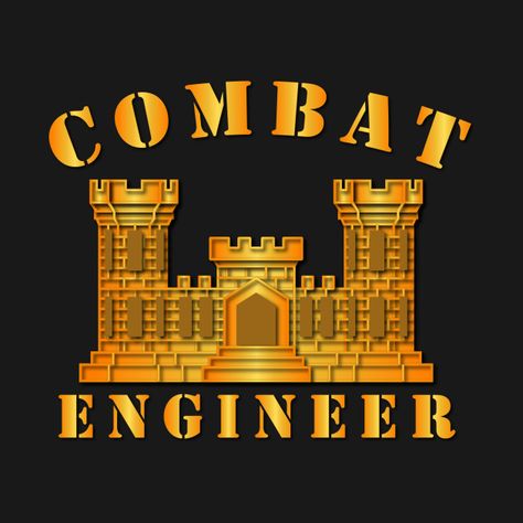 Combat Engineer Military Emblems, Combat Engineer, Programming Humor, Challenge Coin Display, Army Tattoos, 101st Airborne Division, Military Quotes, Army National Guard, Army Corps Of Engineers