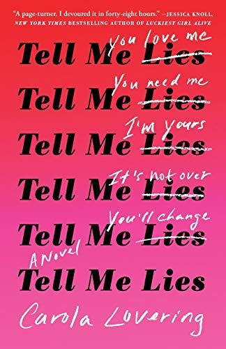 Tell Me Lies, Recommended Books To Read, Womens Fiction, Thriller Books, Page Turner, Beach Reading, A Novel, Love Reading, Book Cover Design