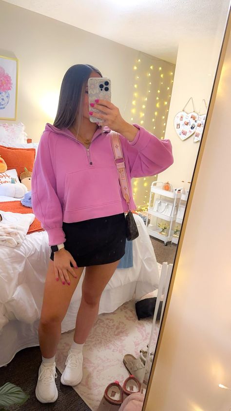 Preppy Scuba Outfit, Outfits With Lululemon Scuba, Pink Scuba Outfit, Lululemon Scuba Outfit, Scuba Outfit, Lululemon Outfit, Clothing Aesthetic, Lululemon Outfits, Preppy Stuff