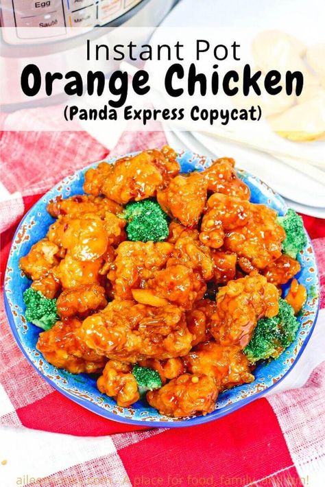 Orange Chicken Panda Express, Instant Pot Orange Chicken, Panda Express Copycat, Chicken Recipe For Dinner, Instapot Meals, Instant Pot Pasta Recipe, Instant Pot Ideas, Orange Chicken Recipe, Instant Pot Air Fryer