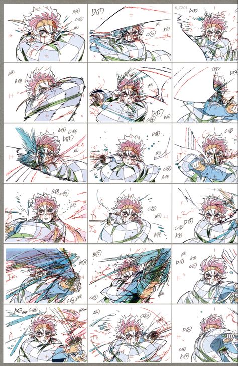 Anime Frames Animation, Key Animation Frames, Impact Frames Reference, Anime Animation Frames, Frame By Frame Animation Reference, Animation Keyframes, Anime Storyboard, Manga Frame, Key Animation