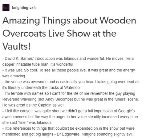 Wooden Overcoats Podcast, Out Of Character Podcast, Wooden Overcoats, Get Paid As An Audiobook Voice Actor, Audiobook Voice Actor, The Bright Sessions, Cancelled Podcast, Audio Drama, The Creator