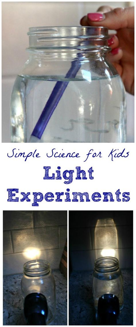 Light And Sound Experiments For Kids, Refraction Experiment, Light Experiment, Easy Experiments, Easy Science Experiments For Kids, Kids Experiments, Science Light, Science Experiments Kids Elementary, Light Experiments