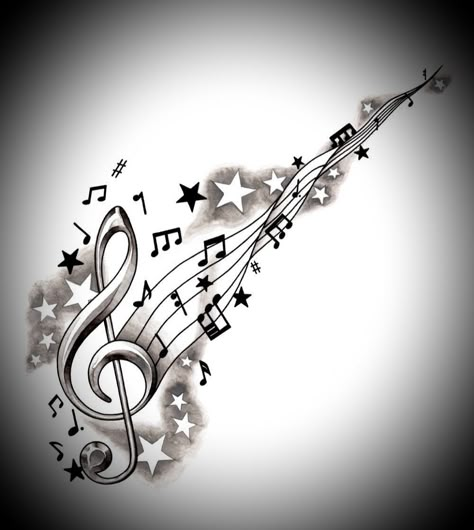 Music Inspired Art, Notes Tattoo, Music Notes Tattoo, Music Notes Art, Music Note Tattoo, Music Tattoo Designs, Note Tattoo, Music Drawings, Notes Art