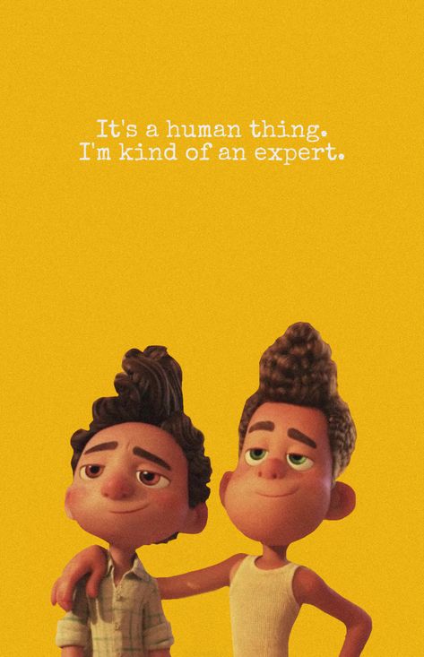 Luca Quotes Pixar, Luca Movie Quotes, Luca Aesthetic, Disney Pixar Quotes, Luca And Alberto, Luca Birthday, Pixar Quotes, Disney Luca, Movie Vibes