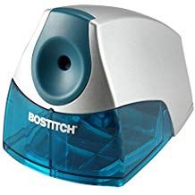 Bostitch Personal Electric Pencil Sharpener, Blue (EPS4-BLUE) Best Pencil Sharpener, Electric Sharpener, Electric Pencil Sharpener, Office Supplies Desk Accessories, Best Pencil, Blue Office, Pencil Sharpeners, Office Items, Pencil Sharpener