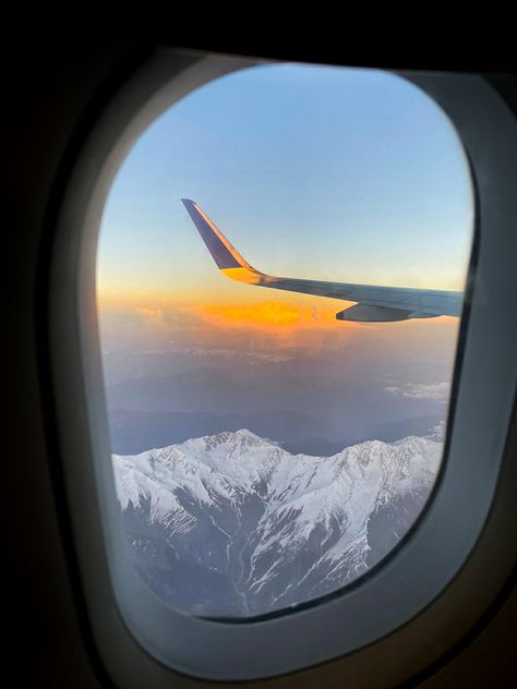 Mountains From Plane, Himalaya Aesthetic, Himalayas Aesthetic, Kashmir Mountains, Kashmir Aesthetic, Real Estate Vision Board, Kashmir Travel, Plane Window View, Kashmir Trip