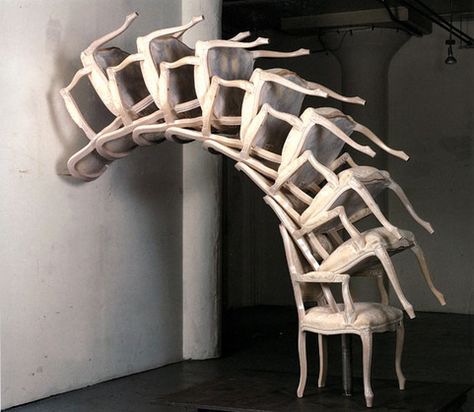 Spinal Cord Art, Sculpture Contemporary Art, Sculpture Contemporary, Art Chair, Oldenburg, Spinal Cord, The Chair, Art Installations, Famous Art