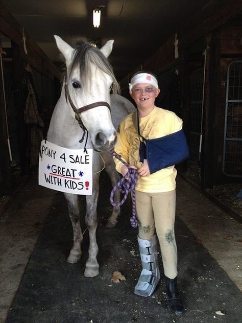 Fun Halloween ideas for horses!   http://www.wideopenpets.com/25-of-the-best-horse-halloween-costumes/ Horse Halloween Costumes, Funny Horse Memes, Horse Quotes Funny, Ponies For Sale, Funny Horse Pictures, Horse Jokes, Horse Costumes, Proposals Ideas, Funny Horses