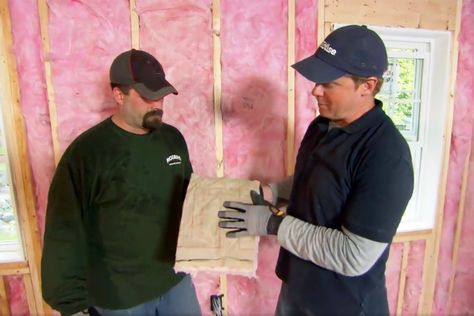 How to Install Fiberglass Insulation Concrete Block Retaining Wall, Installing Insulation, Stripped Wallpaper, Classic Window, Attic Insulation, Fiberglass Insulation, Load Bearing Wall, Carpentry Diy, Stencil Pattern