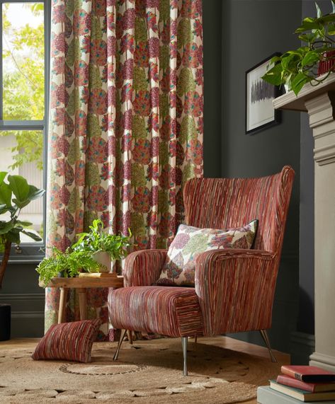 Introducing our BRAND NEW Arboretum collection. The Arbre design has a contemporary edge, where beautifully detailed, digitally printed forest trees appear on a luxurious linen blend fabric. #porterandstone #fryetts #fryettsfabrics #interiors #textiles #fabric #art #design #luxury #furnishing #upholstery #quality #colour #textiledesign #interiordecor #interiordesign #home #homedesign #decor #styleinspiration #trees #forest #contemporary #linen #modern #beautiful #cushion #velvet #upholstery Made To Measure Curtains, Luxury Linen, Sustainable Fabrics, Textile Design, Linen Blend, Interior Decorating, Upholstery, Curtains, Cushions