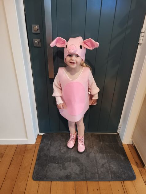 Pig Costume For Kids, Diy Pig Halloween Costume, Toddler Girl Pig Costume, Halloween