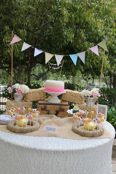 Ruby's 1st Birthday.. Petting Zoo Theme | CatchMyParty.com Petting Zoo Birthday Party Ideas, Zoo Birthday Party Ideas, Petting Zoo Birthday Party, Petting Zoo Birthday, Petting Zoo Party, Barnyard Bash, Zoo Birthday Party, Zoo Theme, Western Birthday Party