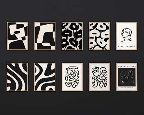 Black & White Set I Sims 4 Black Paintings Cc, Wall Art Cc Sims 4, Sims 4 Wall Paint Cc, Sims 4 Cc Paintings Decor, Sims 4 Cc Wall Art, Sims 4 Cc Wall Decor, Sims 4 Paintings Cc, Sims Room, Cc Eyes