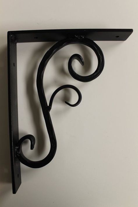 Wrought Iron Corbels, Bar Tops, Shelf Support, Exterior Renovation, Iron Shelf, Shelf Supports, Granite Kitchen, Bar Top, Deck Patio