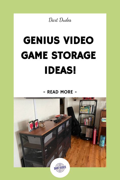 Stylish living room setup with modern shelves and consoles for video game storage. Playstation Storage Ideas, Video Game Storage Ideas, Videogame Storage, Game Storage Ideas, Video Game Console Storage, Video Game Shelf, Media Storage Tower, Gaming Storage, Video Game Organization