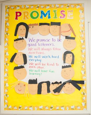 I like this idea for the Brownie Team Agreement for Brownie Quest. Add little Brownie beanies and it would be too cute! Class Agreement Display, Class Agreement, Class Norms, Class Pledge, Classroom Promise, Class Promise, Classroom Tour, Conscious Discipline, First Days Of School