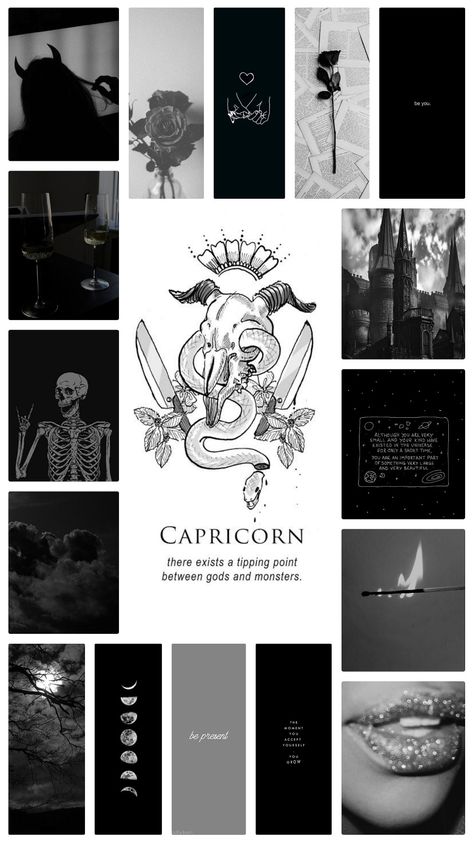 Capricorn Witch Aesthetic, Capricorn + Core + Aesthetic, Capricorn Energy, Zodiac Wallpaper, Zodiac Aesthetic, Capricorn Sun, Capricorn Aesthetic, Zodiac Personality Traits, Capricorn Girl