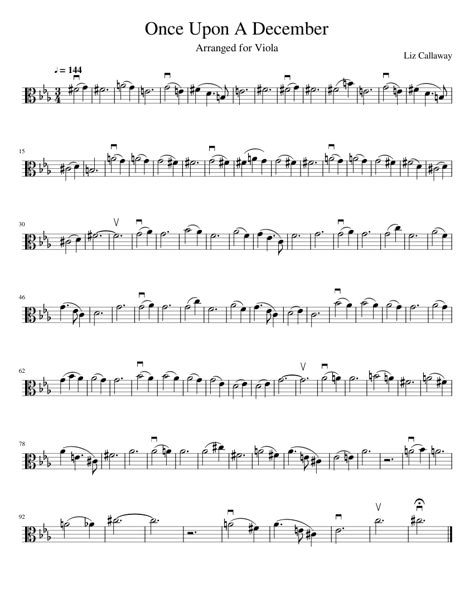 Viola Christmas Sheet Music, Once Upon A December Violin, Once Upon A December Flute Sheet Music, Free Viola Sheet Music, Alto Clef Sheet Music Viola, Alto Clef Sheet Music, Viola Music Sheets, Viola Sheet Music Alto Clef, Viola Notes