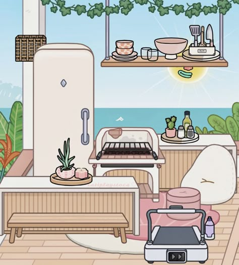 Toca Boca Hair Salon, Toca Life World Aesthetic Pfp, Bad Room Ideas, Free House Design, Adorable Homes Game, Create Your Own World, Aesthetic Room Ideas, Beach Room, Room Ideas Aesthetic