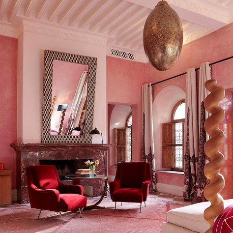 El Fenn, Moroccan Interiors, American Decor, Design Apartment, Pink Room, Pink Walls, My New Room, Marrakech, Hotels Room