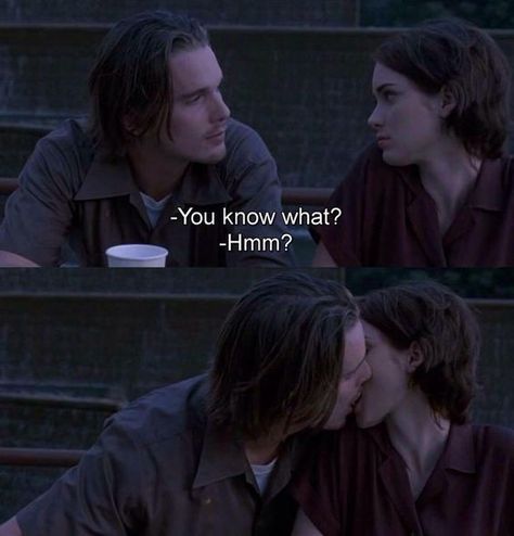 Reality Bites, Favorite Movie Quotes, Movie Lines, Film Quotes, Tv Quotes, Love Movie, Foo Fighters, Film Serie, Hopeless Romantic