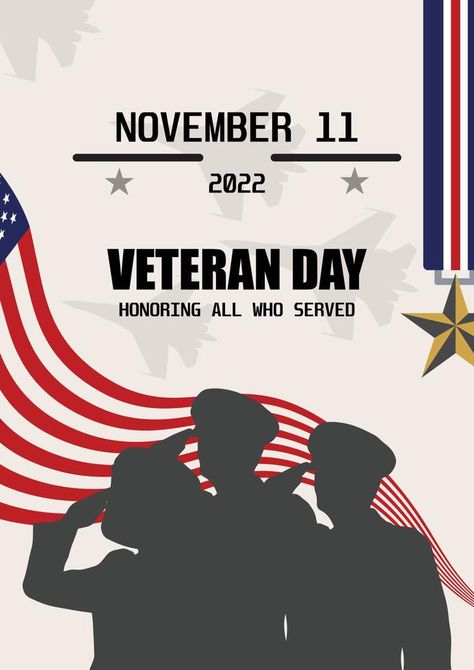 Poster of Veteran day in United Stated America Independents Day, Veteran Day, States In America, Veteran's Day, Veterans Day, The Unit, Clip Art, United States