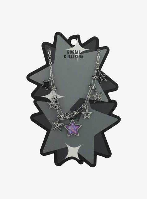 Cute Purple Jewelry, Social Collision, Necklaces Pink, Shoot For The Stars, Boys Jewelry, Cute Birthday Gift, Star Chain, Dope Jewelry, Funky Jewelry