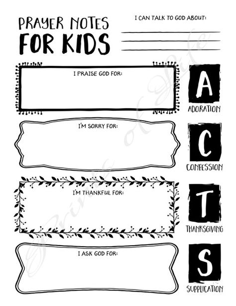 Kids Prayer Journal, Bible Worksheets, Family Bible Study, Bible Activities For Kids, Bible Verses For Kids, Bible Study For Kids, Sunday School Activities, Bible Study Guide, Prayers For Children