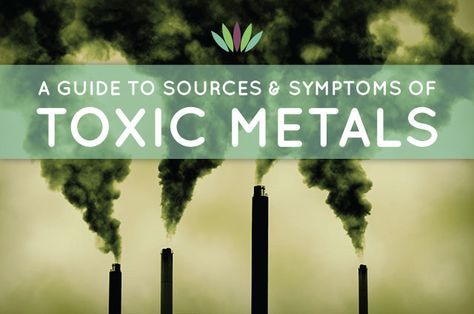 Guide to Sources and Symptoms of Toxic Metals Everyone today has toxic metals in their body. Industrial dumping and manufacturing unleash metals into our air, food and water. Metal accumulation is also exacerbated by nutrient deficiencies. This guide will inform you of sources of toxic heavy metals, symptoms of toxicity and how to remove them from your body. Heavy Metal Toxicity, Amalgam Fillings, Heavy Metal Detox, Kidney Damage, Toxic Foods, Nutrient Deficiency, Detox Your Body, Heavy Metals, Detox Diet