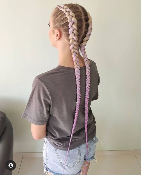 White Girl Braids Extensions, Boxer Braids With Extensions, Feed In Dutch Braids, Braided Hairstyles For White Women, Dutch Braids With Extensions, French Braids With Extensions, Braids For White Women, Two Long Braids, Two Braids Hairstyle Black Women