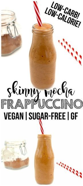 Keto Mocha, Frappuccino Recipes, Best Vegan Desserts, Mocha Frappuccino, Frappuccino Recipe, Low Carb Drinks, Clean Eating Desserts, Vegan Drinks, Vegan Sugar