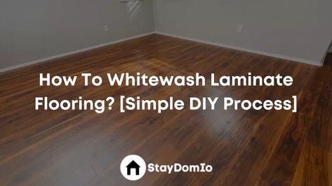 Whitewash Laminate Flooring, White Wash Laminate Flooring, Dark Laminate Floors, Painting Laminate Floors, Laminate Flooring Diy, White Painted Floors, Baby Food Guide, Painting Laminate, Diy Staining