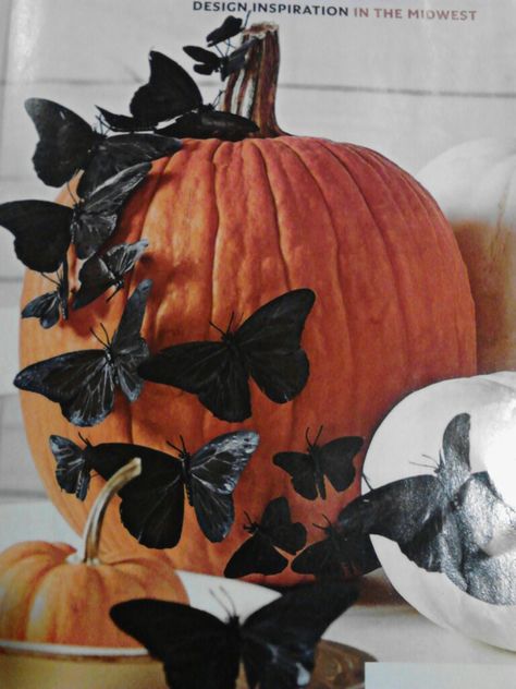 Black Butterfly Halloween, Butterfly Halloween, Halloween Decor Diy, Classy Halloween, Halloween Decor Ideas, Boho Halloween, Diy Halloween Decor, Elegant Halloween, Chic Halloween