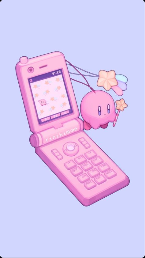 Kirby Wallpaper, Nostalgia Art, Vaporwave Art, Pastel Girl, Kirby Art, Nintendo Art, Phone Art, Futuristic Art, Robot Concept Art