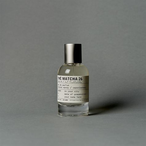 THÉ MATCHA 26 | Eau De Parfum | Le Labo Fragrances The Matcha 26, The Matcha, Beauty Tips For Hair, Perfume Scents, Bitter Orange, Matcha Tea, Personalized Labels, A Drink, Japanese Culture