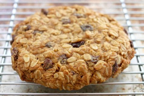 Giant, single-serving Oatmeal Raisin cookie Cookies Oatmeal Raisin, Cookie Oatmeal, Single Serve Cookie, Cookies Oatmeal, Best Oatmeal Cookies, Recipe For 1, Small Batch Baking, Bigger Bolder Baking, Single Serve Desserts